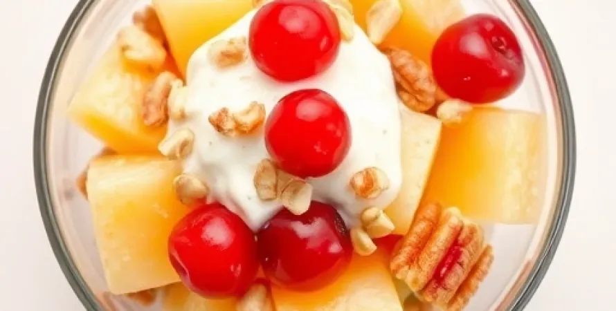 Salade de fruit aux noix
