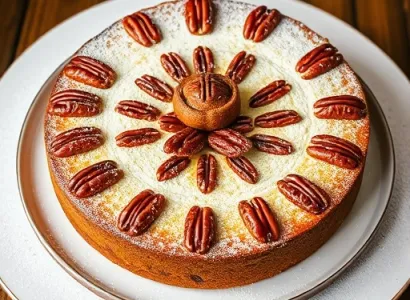 Gâteau aux pecans