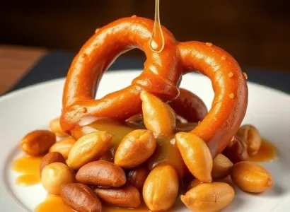 Bretzel de noix de forêt tropicale