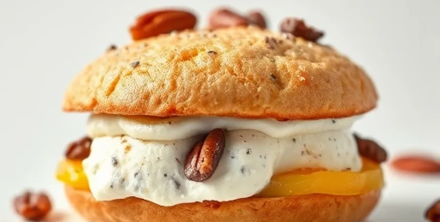 Sandwichs glacés au pain de fruits