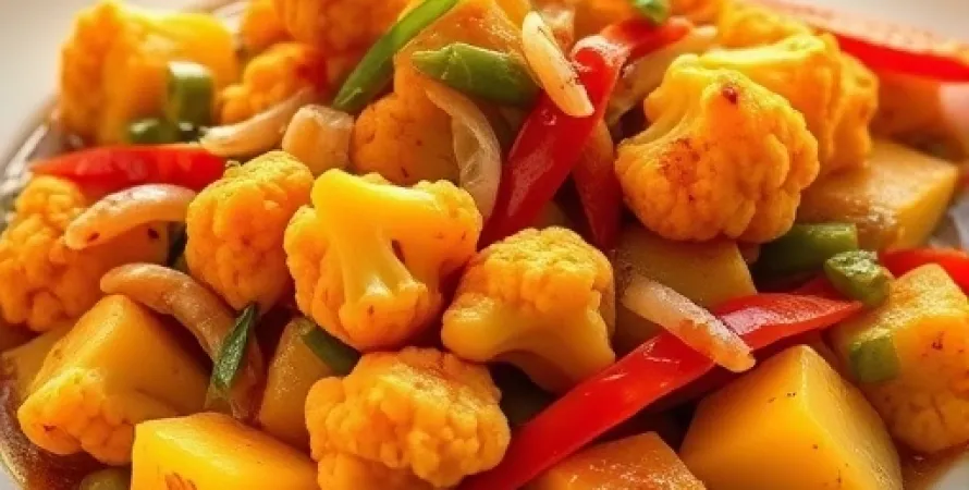 Curry de fleurs de chou-fleurs