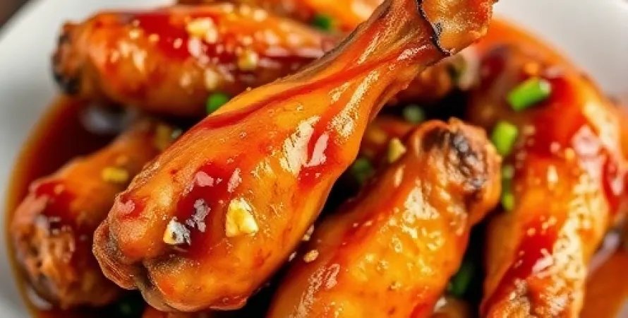 Ailes de poulet au soja