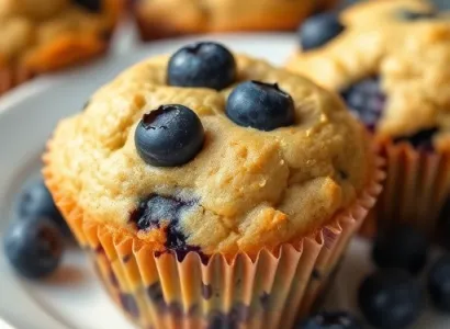 Muffins aux myrtilles