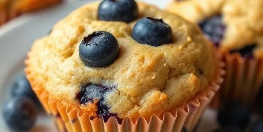 Muffins aux myrtilles