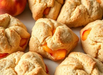 Scones aux peches
