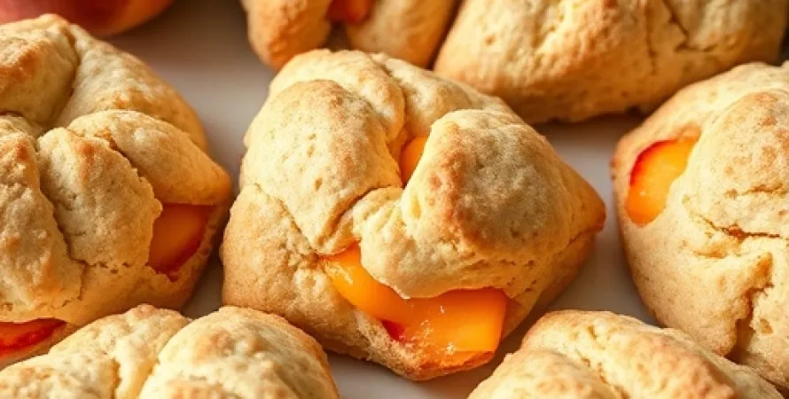 Scones aux peches