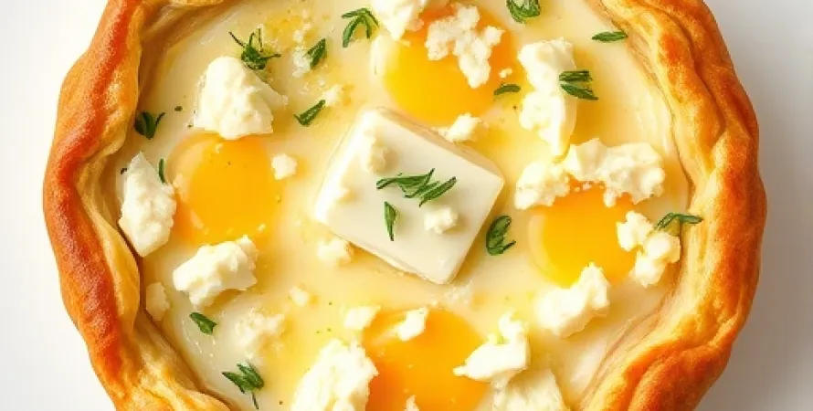 Tarte au Roquefort et Poireaux