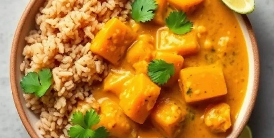 Courge Butternut au Curry