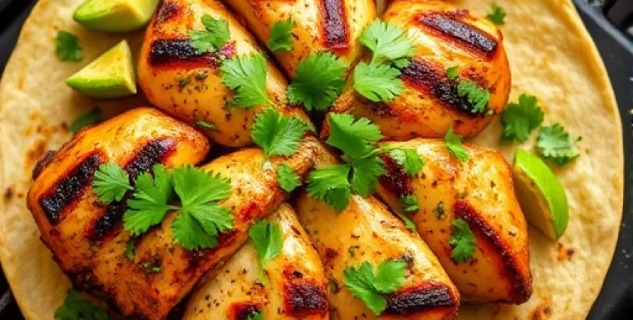 Quesadillas au fromage fumé et au poulet