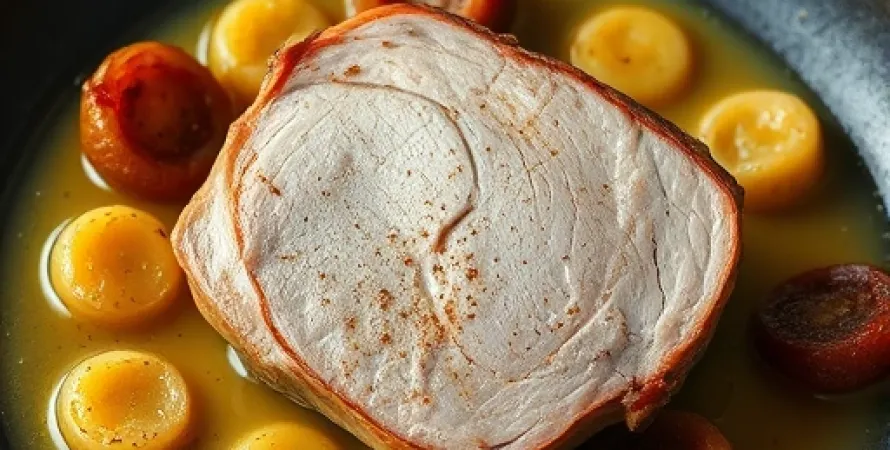 Filet de porc aux oignons