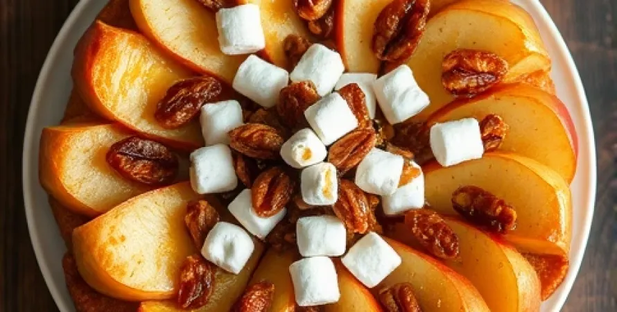 Topinambours et pommes caramélisés