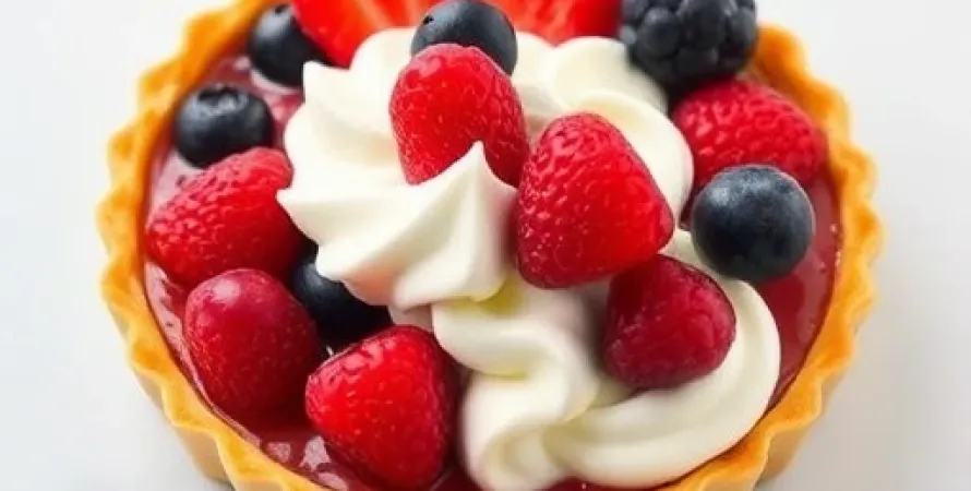 Tarte fraîche aux fruits