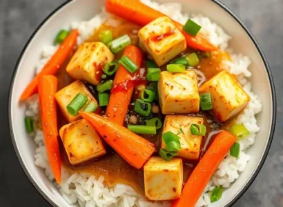 Tofu sauté au soja