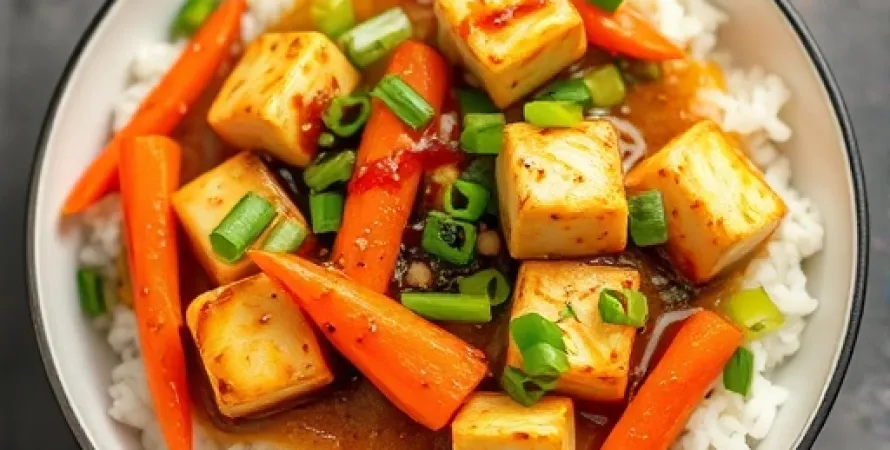 Tofu sauté au soja