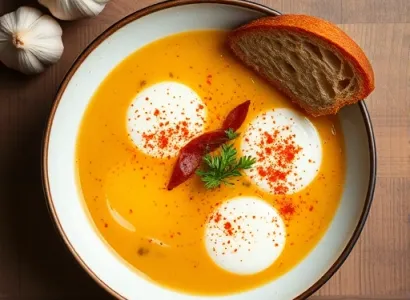 Soupe espagnole au ail