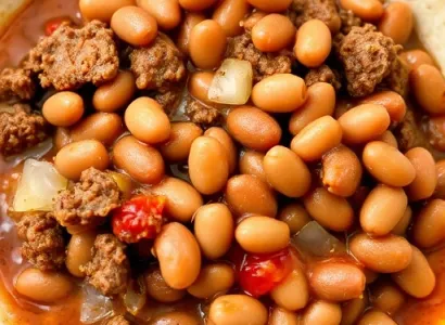 Garniture de burrito au boeuf et aux haricots