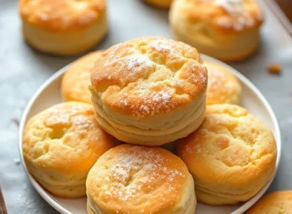 Biscuits à la poudre levante