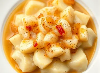 Pommes de terre au fromage et à la crème