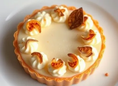 Tarte au lait de coco et tapioca