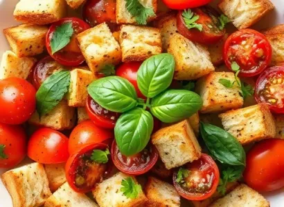 Salade de pain à l'italienne