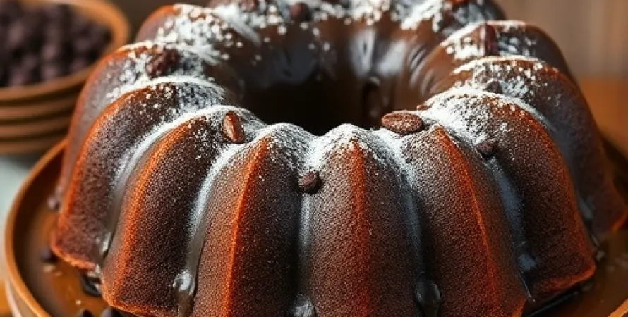 Gâteau au chocolat bundt