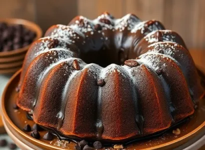 Gâteau au chocolat bundt
