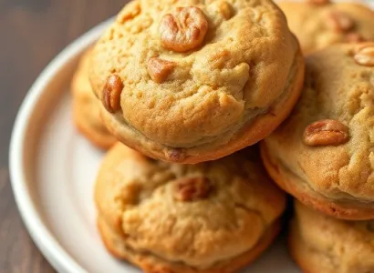 Biscuits aux bananes et noix