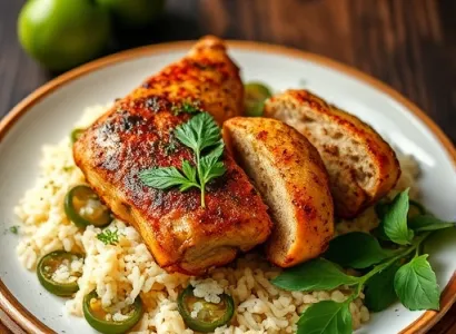Poulet au Mole Vert