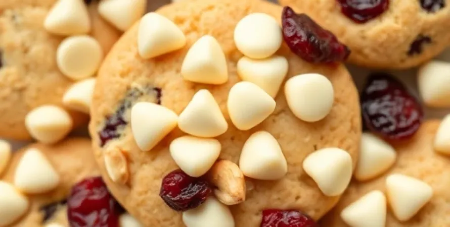 Biscuits aux cerises et noix de cashew