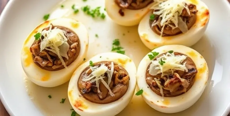 Oeufs Mornay Farcis
