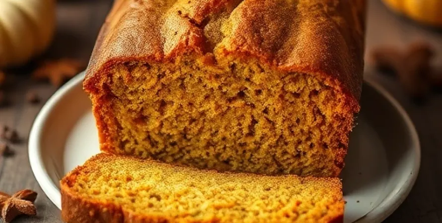 Pain de citrouille aux épices