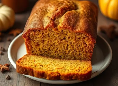 Pain de citrouille aux épices
