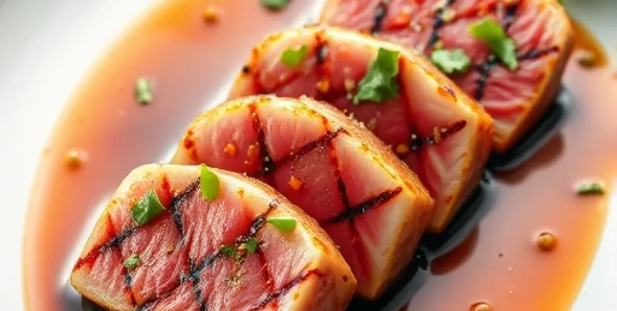 Steaks de thon au sesame