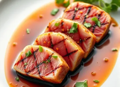 Steaks de thon au sesame