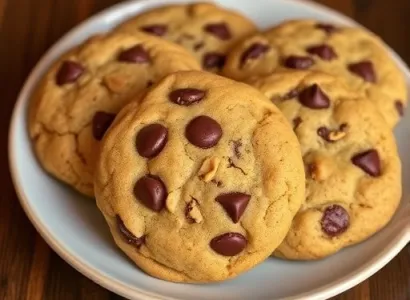 Cookies au chocolat et beurre de cacahuète