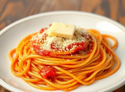 Spaghetti au fromage