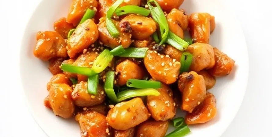 Poulet au pois Szechuan