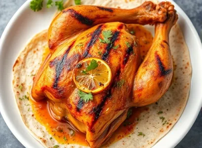 Poulet rôti à la méditerranéenne