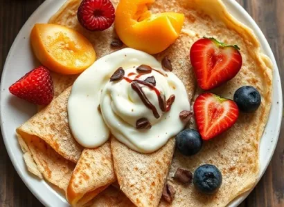 Crêpes au lait fermenté