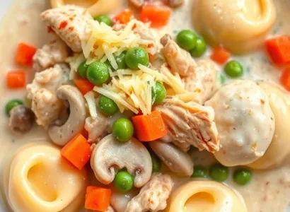 Tortellinis au poulet et fromage