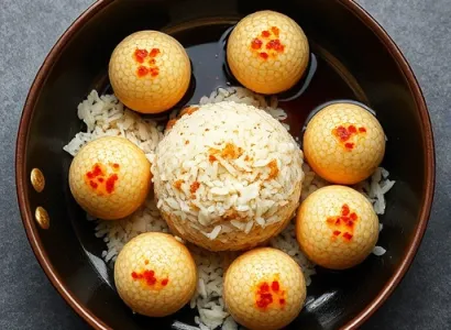 Boules de riz roti