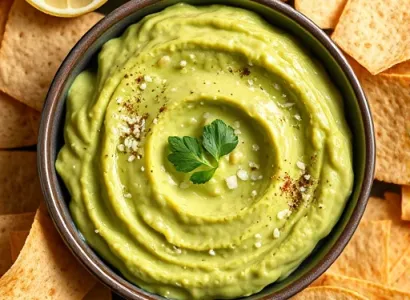Crème d'avocat au fromage