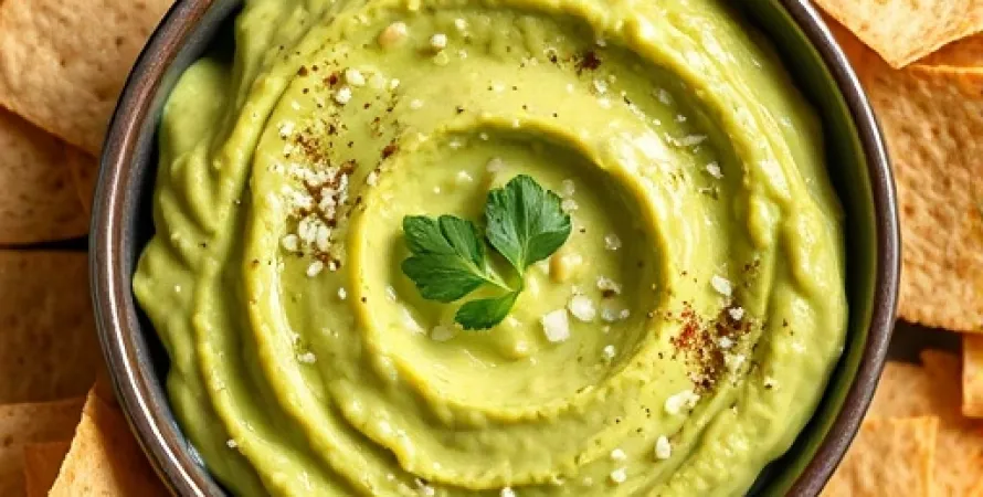Crème d'avocat au fromage