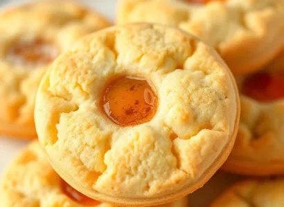 Cookies sans gluten à l'empreinte
