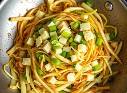 Chou sauté au fenouil