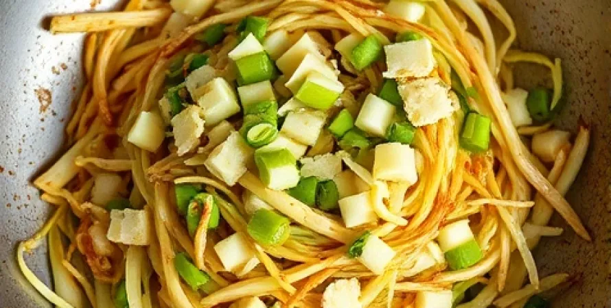Chou sauté au fenouil