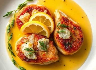 Côtelettes de poulet au citron