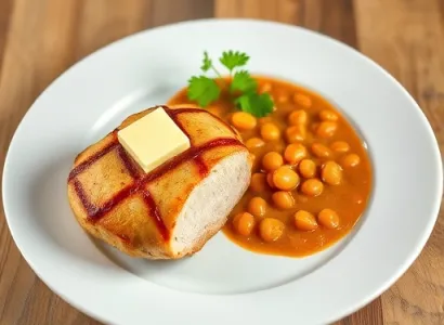 Poulet Kiev au beurre de haricots