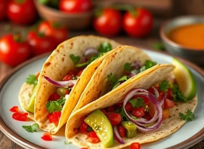 Tacos végétariens épicés
