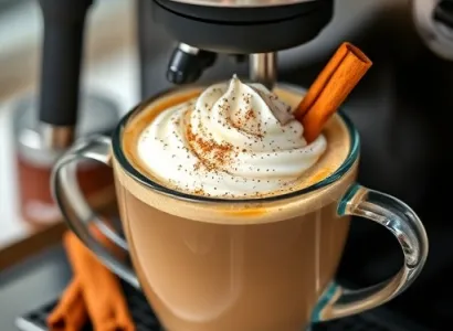 Café épicé à la cannelle